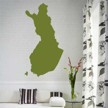 

Finland map Globe Earth Country wall vinyl sticker custom made home decoration fashion design