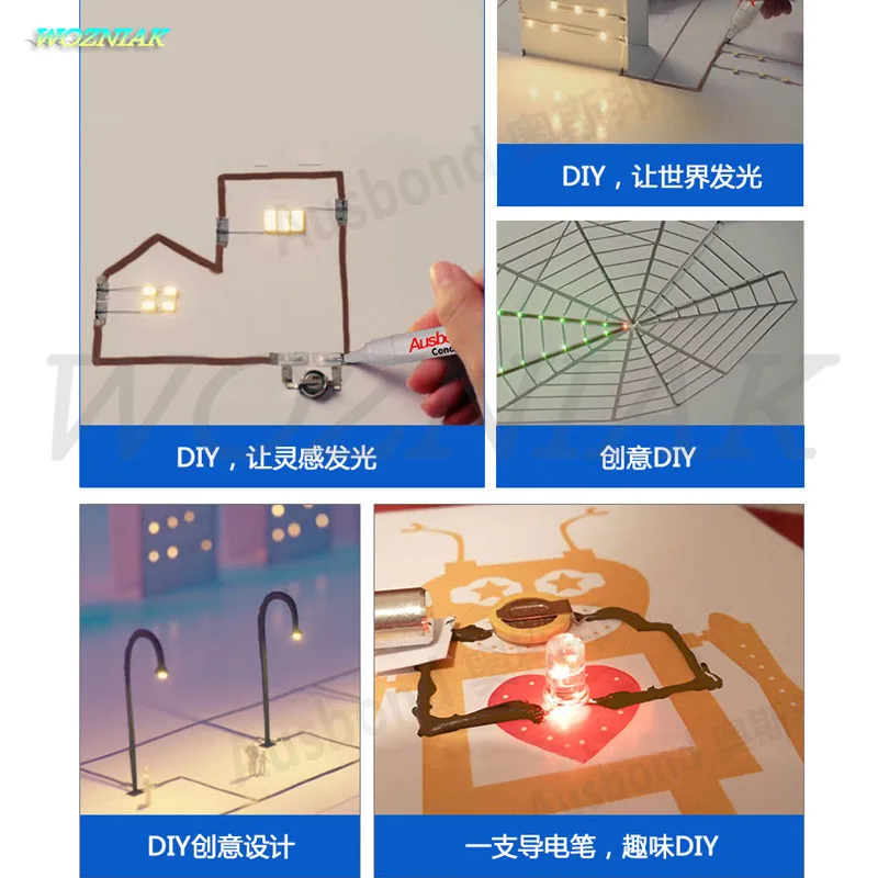 DIY проводящая чернильная ручка жидкая печатная плата для электроники кисть