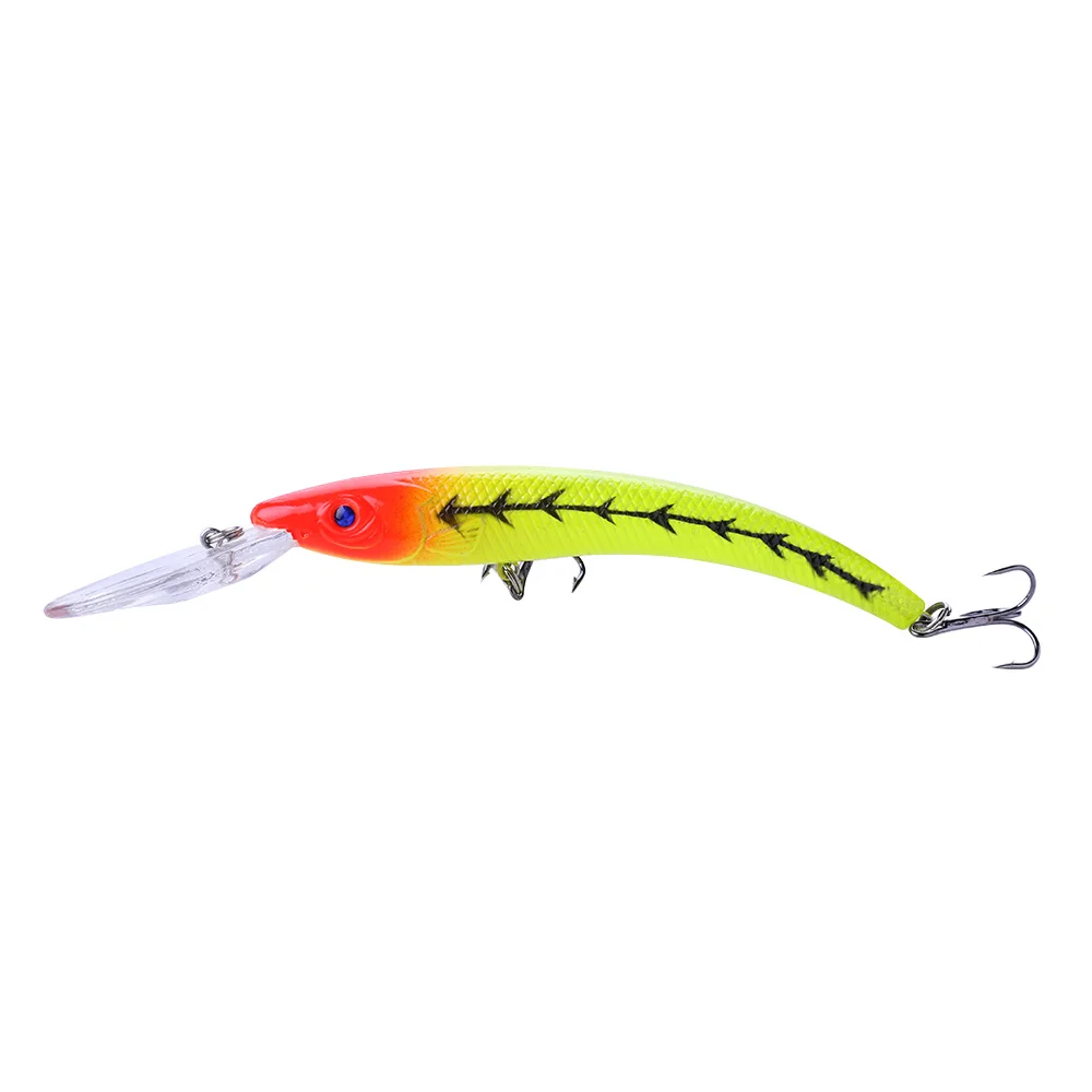  HENGJIA 1PC Artificial 15.5cm 16.3g Minnow Fishing Lure Hard Swim Baits 3D Eye Swimbait Crankbait A