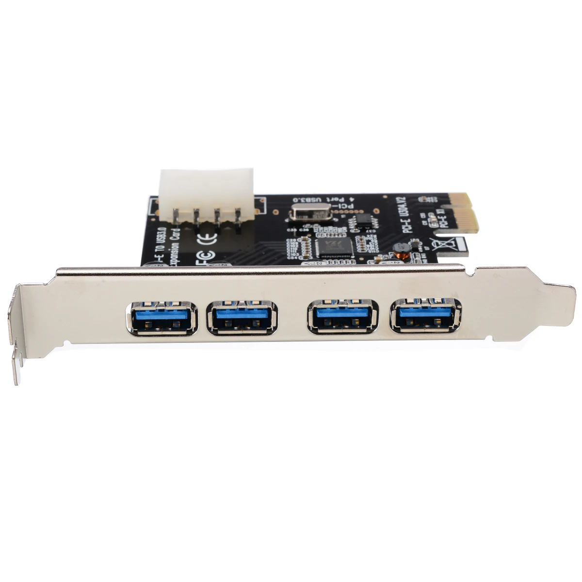 4 Port PCI-E to USB 3.0 HUB PCI Express Expansion Card Adapter 5 Gbps Speed Reliable VIA Chipset For Windows XP/ Vista/Win7/8/10