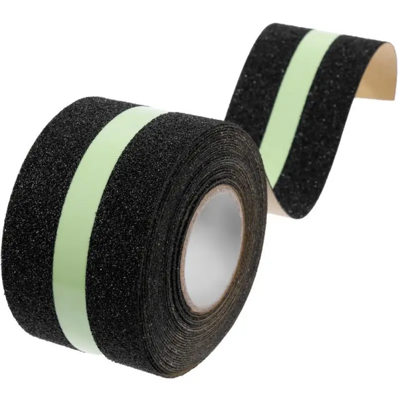 Safety Tape Anti Slip Tape PVC Glow in Dark Anti Slip Flame retardant oil Water Resistance Strong Grip Traction1 Piece