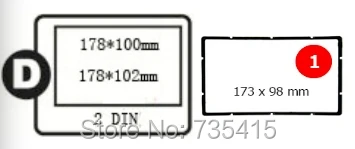 CARAV 11-598 Car Radio Installation Trim Fascia Panel