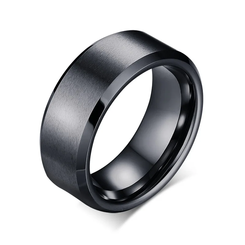 Высокое качество 8,0 мм золотого цвета 3 цвета вольфрамовое кольцо Классические Свадебные обручальные мужские ювелирные изделия оптом