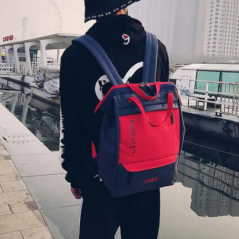 Fishsunday сумка для походов на открытом воздухе унисекс школьный стиль с буквенным узором дорожная сумка рюкзак для студентов сумка 0801