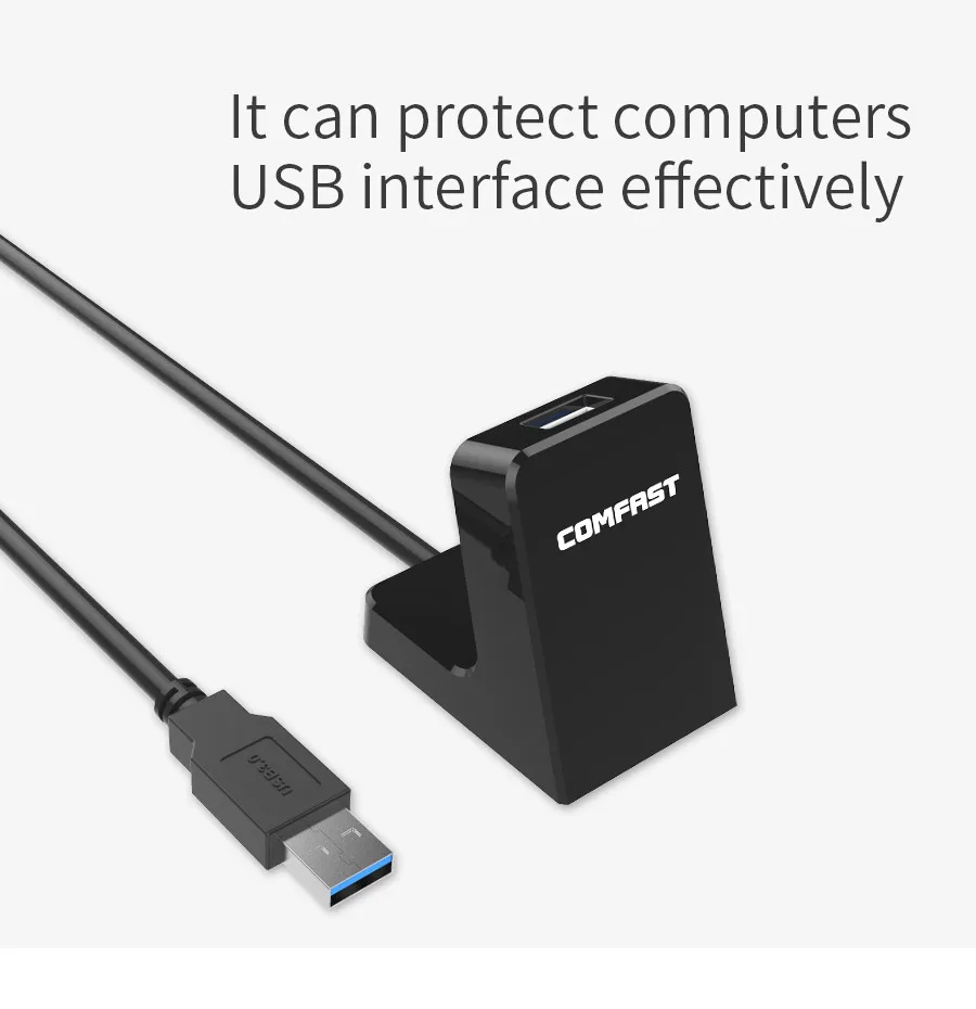 Высокоскоростной USB 3,0 удлинитель Comfast CF-U315 база с усилителем ретранслятор удлинитель для usb wifi адаптер 1,5 м удлинитель