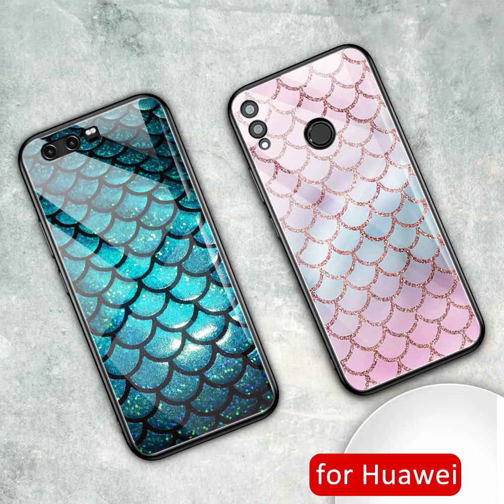 Стеклянный чехол-накладка для Huawei honor 10 чехол play 8x max 9 20 20i v9 v10 v20 note | Мобильные