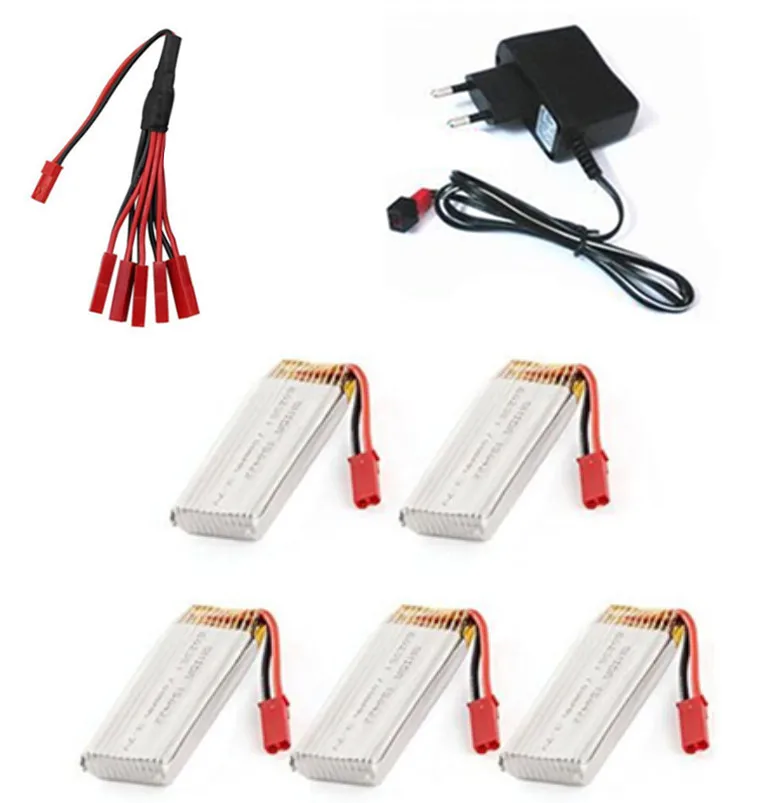 Drone 1315S / 1315 DFD F163 / F187 lithium battery with protection board 5PCS battery and charger