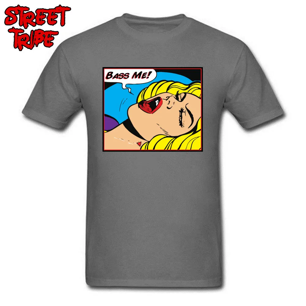 Cool Bass Me O-Neck T-shirts Fall Tops & Tees Short Sleeve for Men Oversized Pure Cotton Casual T Shirts Drop Shipping Bass Me carbon