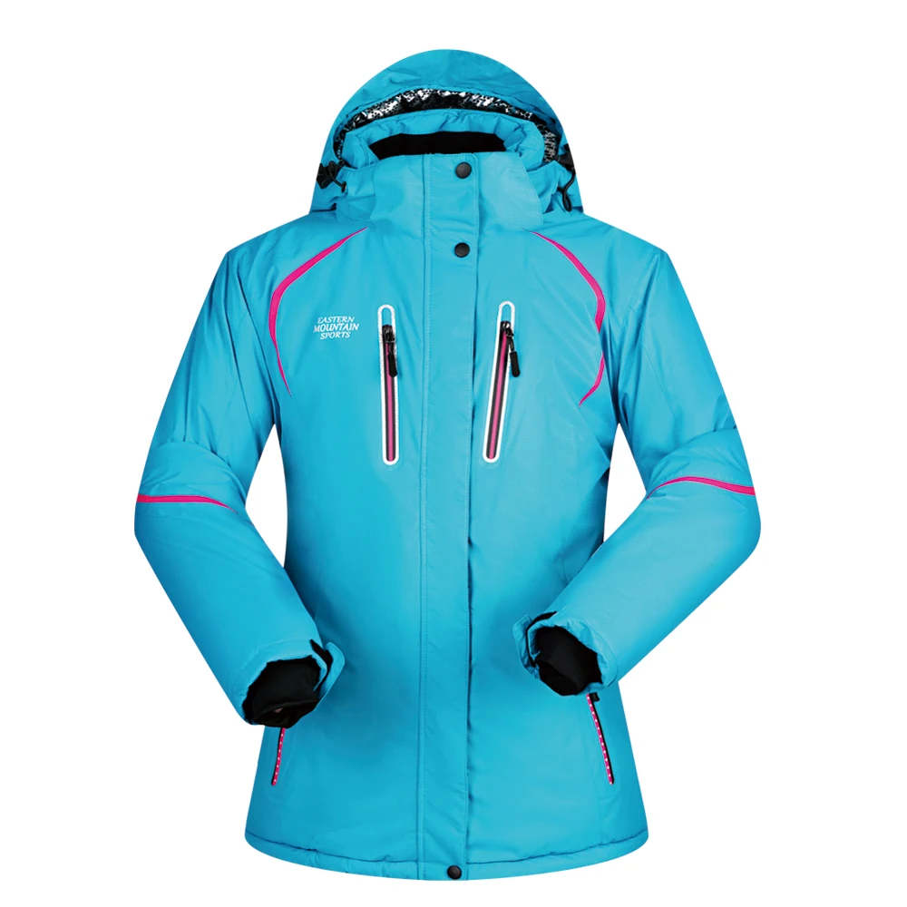 Chaqueta de esquí para mujer marca nueva chaqueta de invierno térmica impermeable a prueba de viento al aire libre para mujer senderismo esquí y snowboard chaqueta de mujer