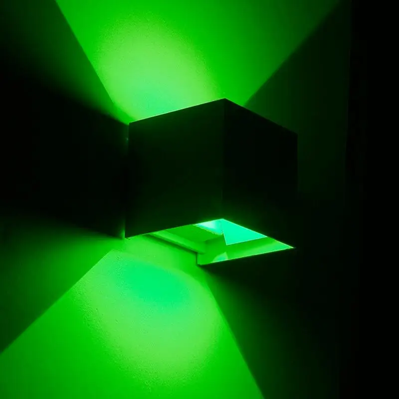 

8pcs IP67 Waterproof Cube 15W COB LED Light Wall Lamp Modern Home Lighting Decoration outdoor wall lamp Aluminum AC220V/DC12V