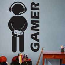 Video Game wall sticker Gamer Joystick Wall Decal Art