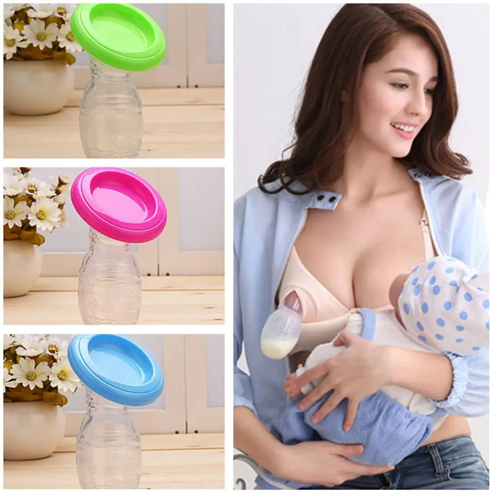 None Silicone Breastfeeding Manual Nursing Strong Suction Reliever Breast Pumps Feeding Milk Sucking Bottle