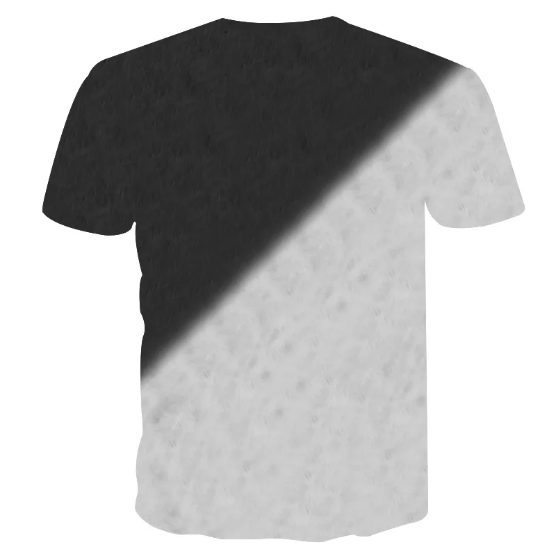 2018 Newest Wolf 3D Print Animal Cool Funny T-Shirt Men Short Sleeve Summer Tops Tee Shirt T Shirt Male Fashion tshirt Male 3XL