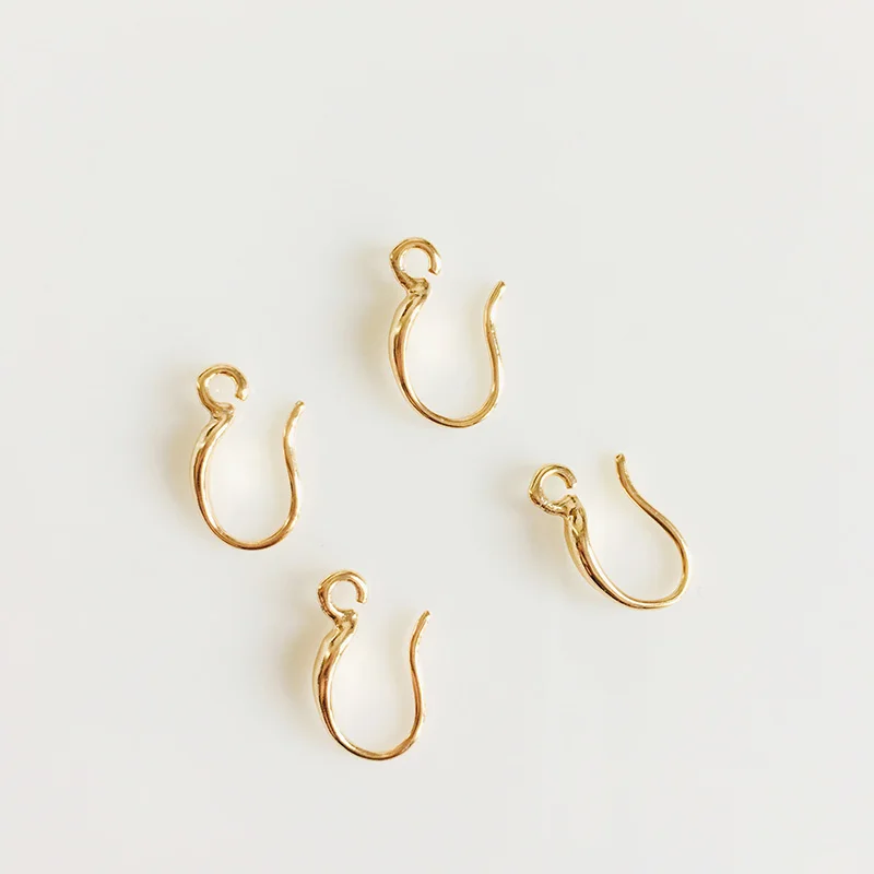 wholesale 10 pairs/lot gold plated ear wires earring hooks jewelry