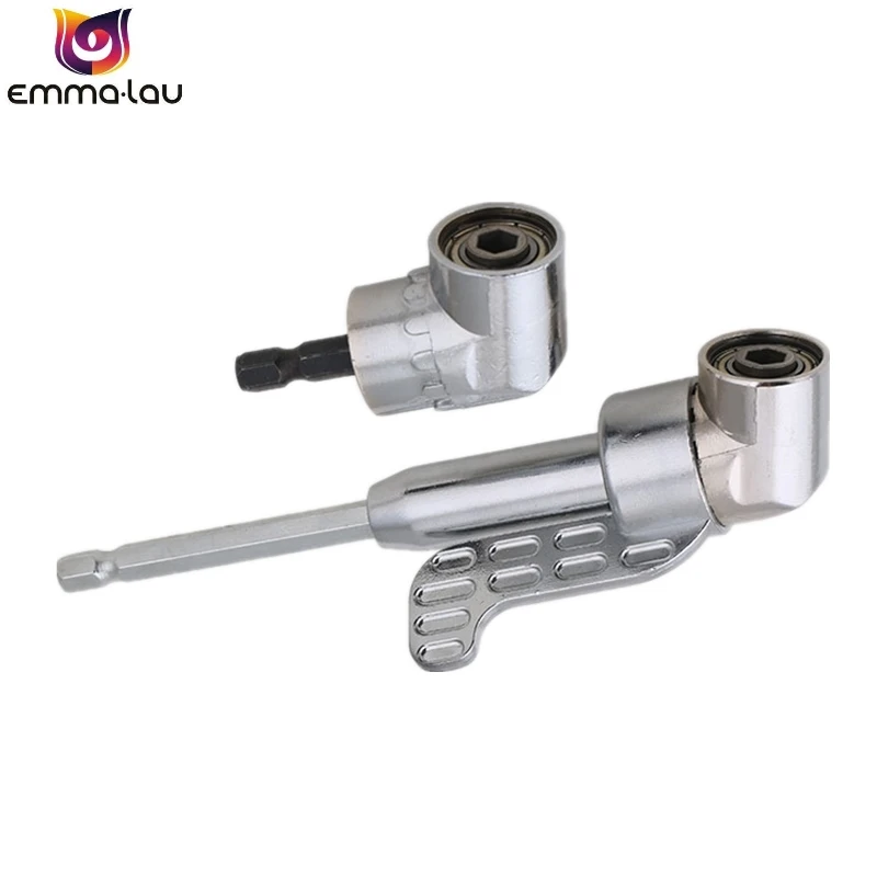 

105 Degree Angle Extension Screw Driver Socket Holder Adapter Adjustable Bits Nozzles for Screwdriver Bit Right Angle Head