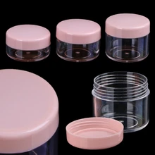 Design exclusivo mini garrafa de amostra cosméticos frasco de maquiagem pote rosto creme labial bálsamo recipiente viagem