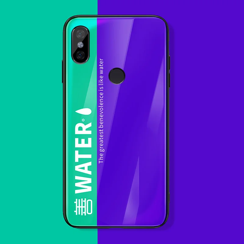 

ADKO Luxury Case For Xiaomi Note 3 Hard Back Painted Tempered Glass Silicon Protective full Cover For Redmi Note 7 5