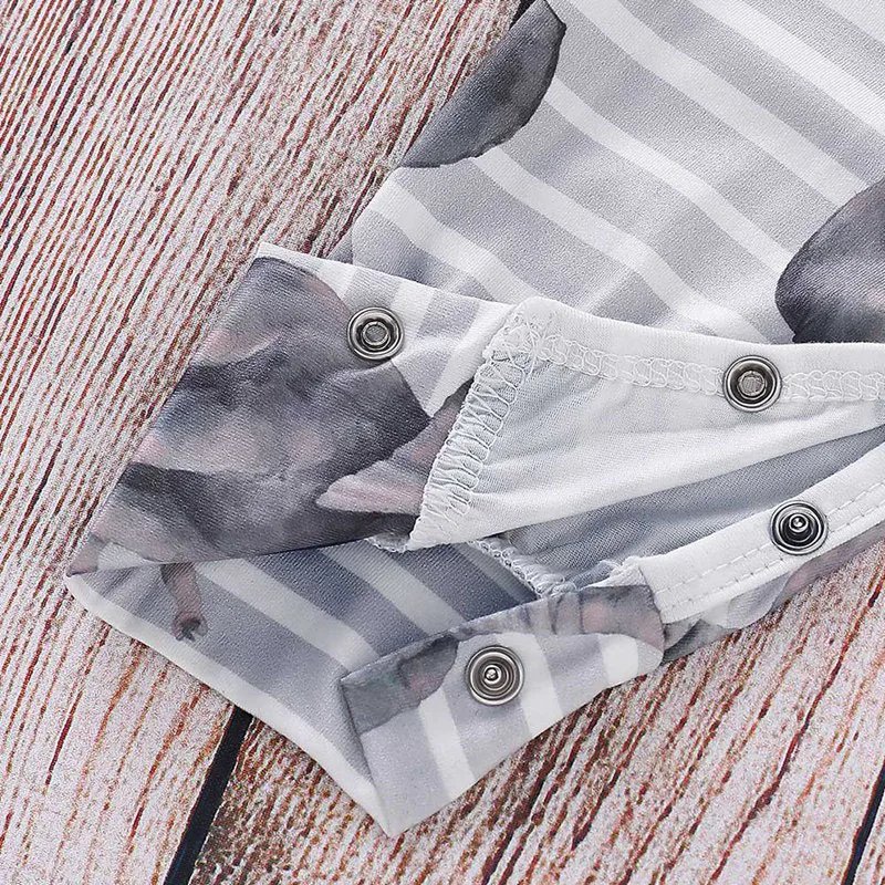 cute elephant stripes rompers (8)