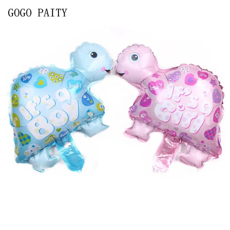 

GOGO PAITY New, mini boy girl turtle shape aluminum balloon baby birthday party decoration balloon