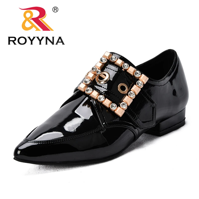 

ROYYNA New Fashion Style Women Pumps Buckle Pointed Toe Female Office Shoes Trendy Design Lady Evening Party Shoes Free Shipping