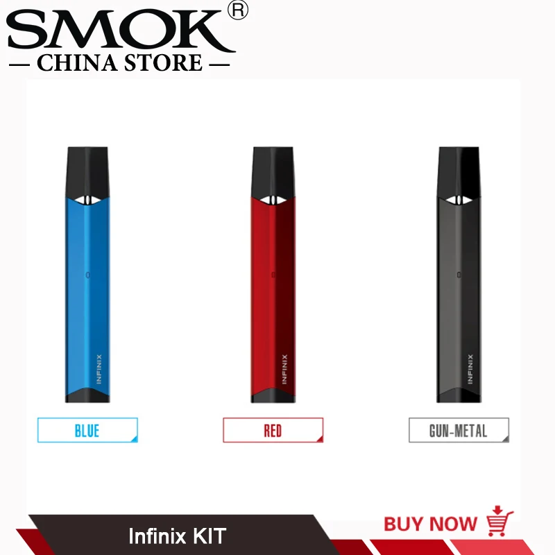 SMOK Infinix комплект 250 мАч встроенный аккумулятор 2 мл Pod электронная сигарета Vape