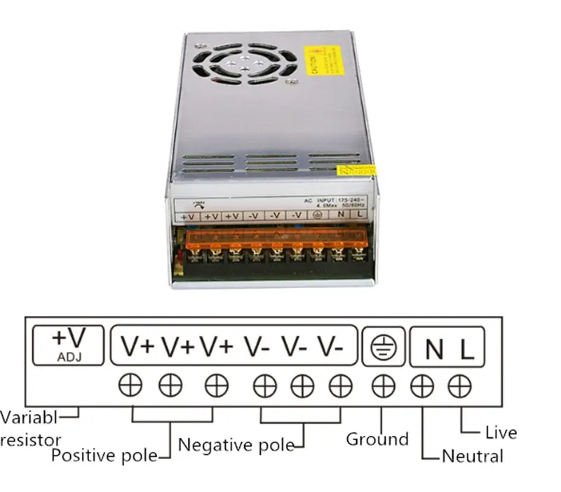 SANPU светодиодные источники питания 600 W 24 V 25A AC-DC 220 V 230 V Переключение трансформаторов светодиодный s драйверы Крытый полный контейнер Load оптом
