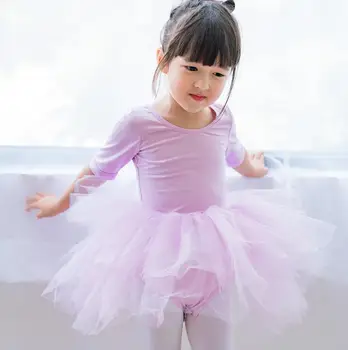

2018 New Children Cotton Bale Tutu Dresses, Girls Princess Fairy Purple Dance Dress 6 pcs/lot, Wholesale