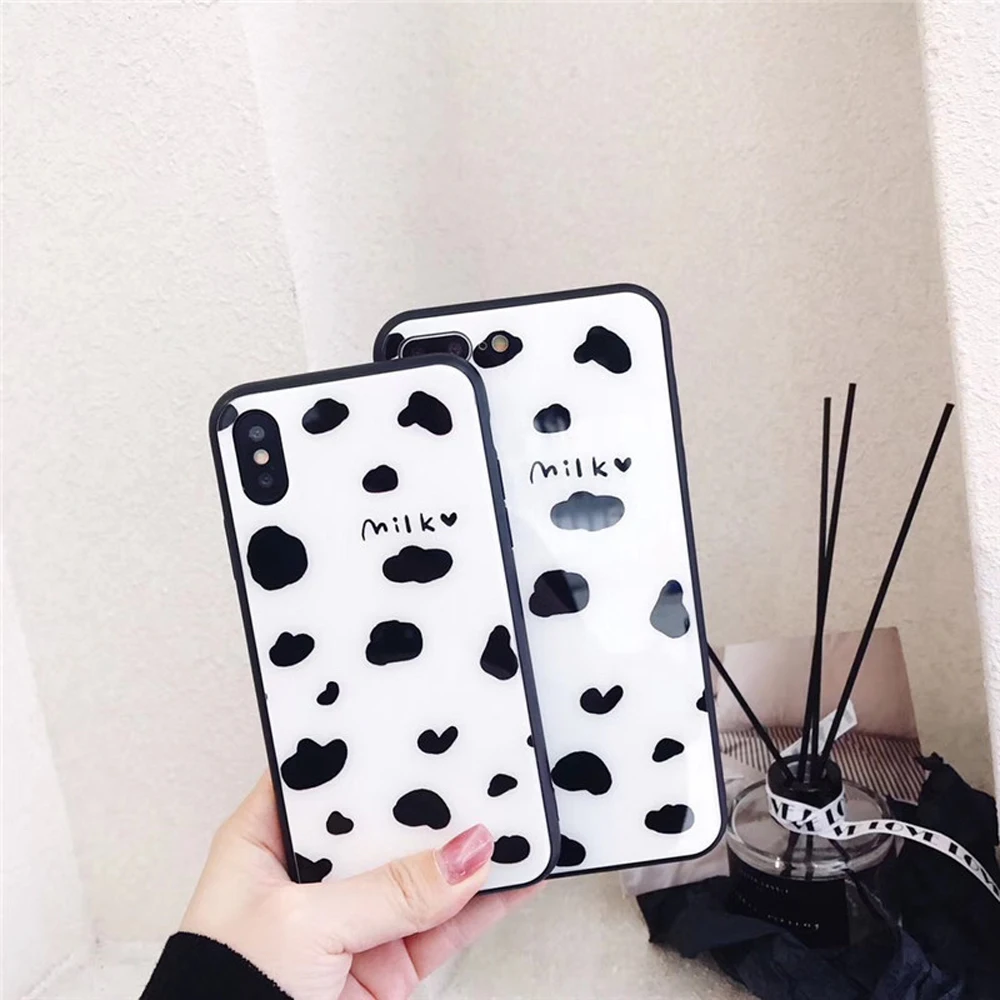 Cow-Milk-Phone-Cases-For-iPhone-7-Plus-Xs-Max-XR-X-8-6-6s-Plus-Tempered-Glass-Shockproof-Fashion-Cute-Fitted-Back-Case-Capa-SI68- (8)
