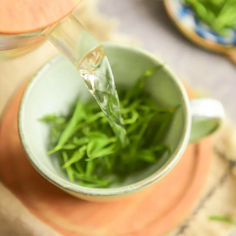 Органический настоящий бамбуковый листовой чай, богатый силикасом, натуральный травяной чай без кофеина