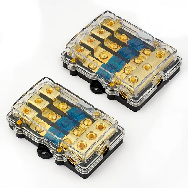 Best Offers 60A Car Truck Audio Amplifier Circuit Holder AGU Style Stereo Amplifier Refit Fuse Adapter 1 in 3/4 way out Best Offers 60A Car Truck Audio Amplifier Circuit Holder AGU Style Stereo Amplifier Refit Fuse Adapter 1 in 3/4 way out