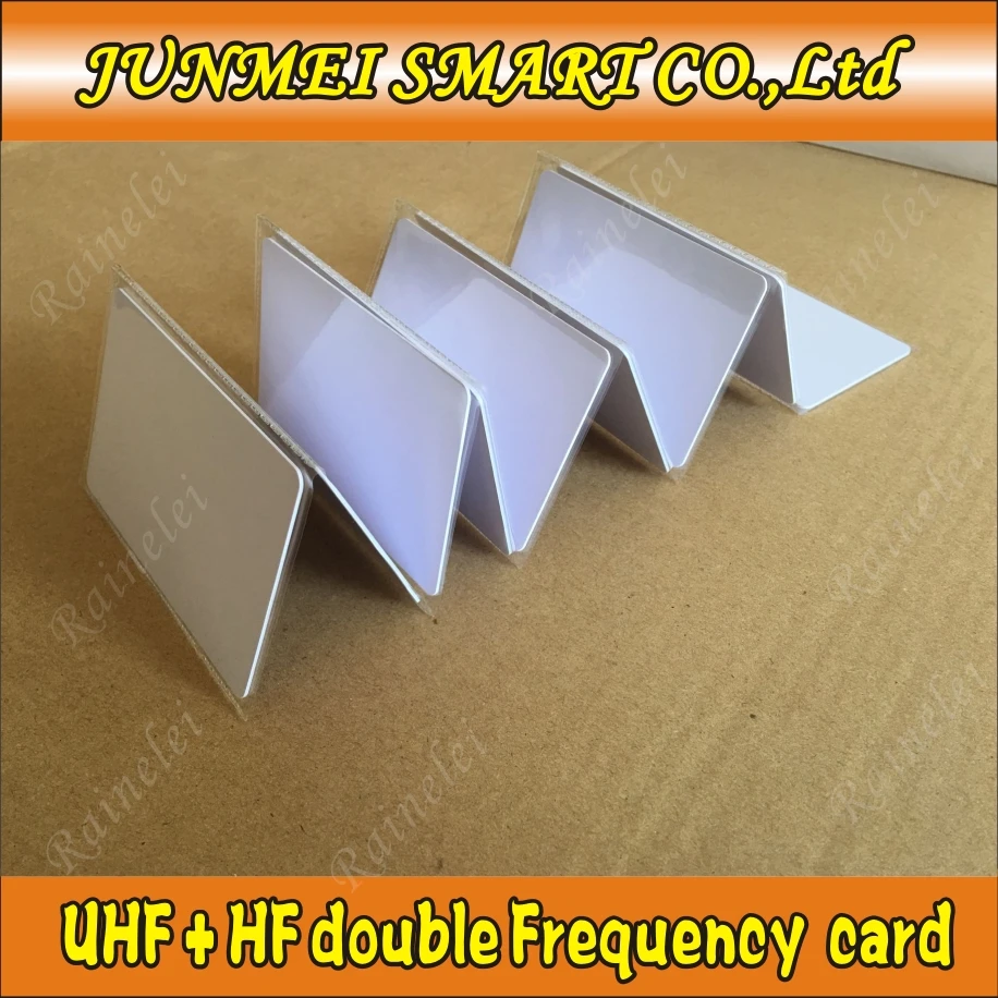 10 шт. Двухчастотная Бирка uhf rfid на большие расстояния 860 960 МГц + HF gen2 EPC iso бирка