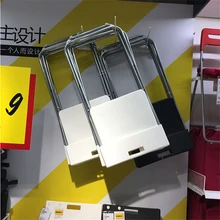 Европейский стиль бытовой пластмассовый складной стул на заднюю часть стул столовая Простой РАБОЧИЙ Конференц-кресло для офиса игровой стул