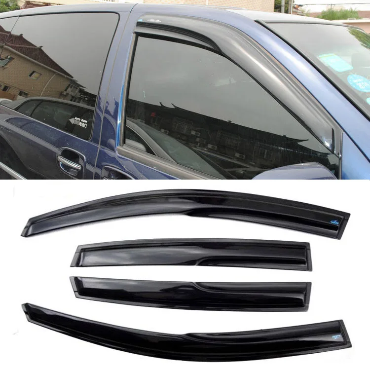 

4pcs Windows Vent Visors Rain Guard Dark Sun Shield Deflectors For Buick GL8