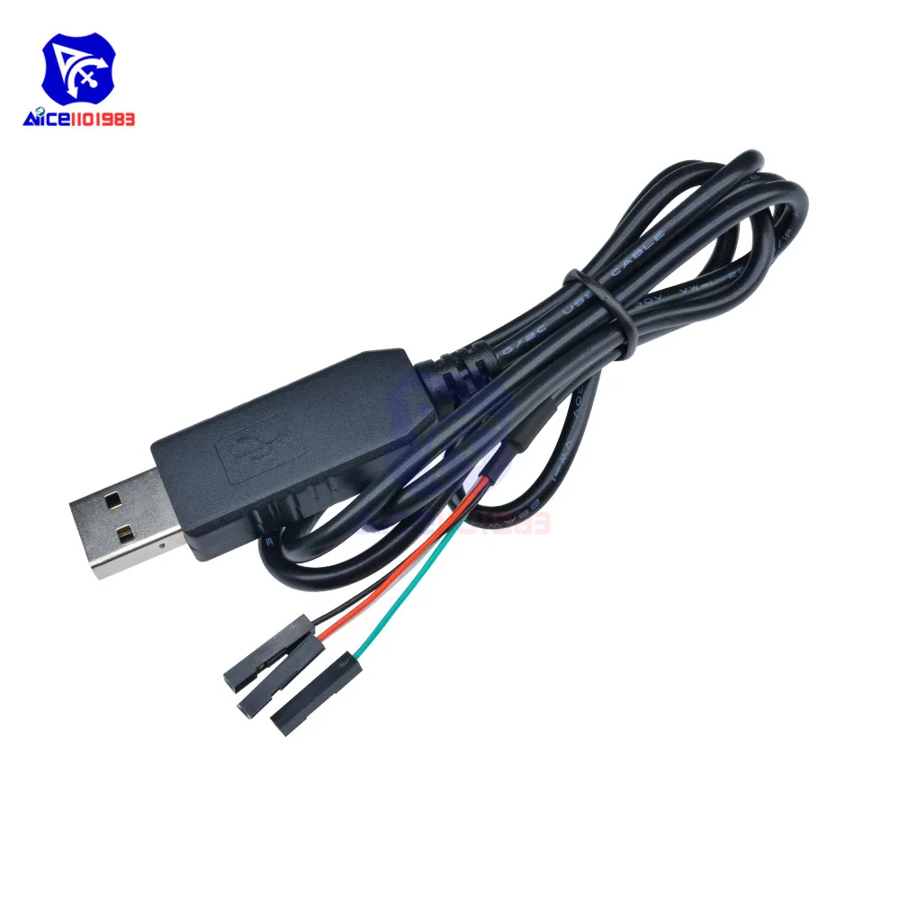 CH340 CH340G USB 2,0 к ttl последовательный адаптер скачать кабель для Arduino Raspberry Pi Windows 10/Mac OS X/Linux 1 м кабель