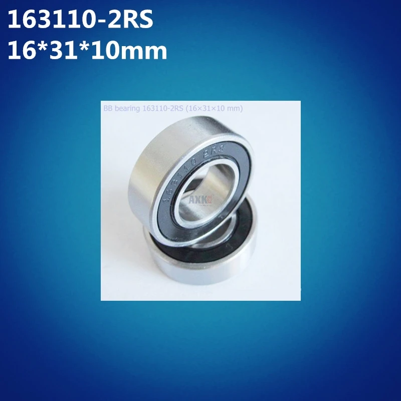 Free shipping 1pcs ABEC-5 163110 2RS (16*31*10mm) Hybrid Ceramic Bicycle Bottom Brackets & Spares 163110RS Si3N4 Ball Bearings Free shipping 1pcs ABEC-5 163110 2RS (16*31*10mm) Hybrid Ceramic Bicycle Bottom Brackets & Spares 163110RS Si3N4 Ball Bearings