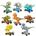 Jurassic World 2 Dinosaur Building Blocks Legoings Jurassic Dinosaur Figures Bricks Tyrannosaurus Rex Indominus I-Rex Model Toys Jurassic World 2 Dinosaur Building Blocks Legoings Jurassic Dinosaur Figures Bricks Tyrannosaurus Rex Indominus I-Rex Model Toys
