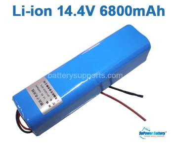 

SuPower 14.4V 14.8V 16.8V 6800mAh Lithium Li-ion Rechargeable Battery Pack Max 5A with built-in protection circuit board PCB
