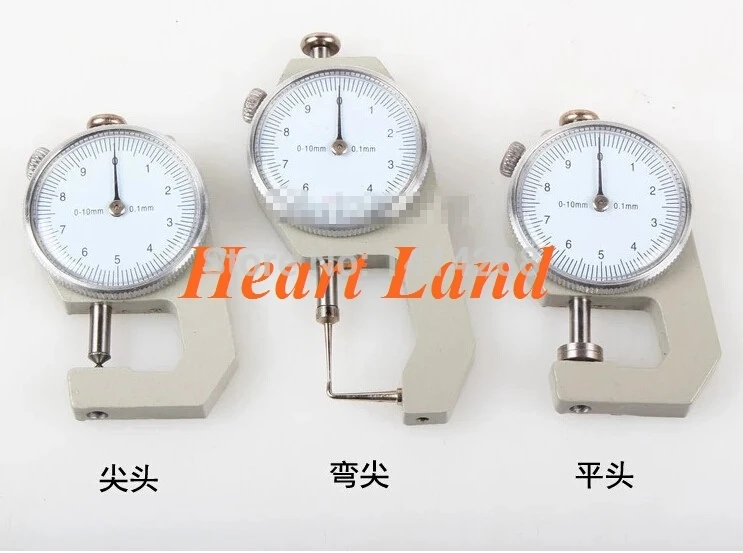 

Thickness Gauge curved tip measuring pipe wall thickness of the sheet caliper measuring range 0-10mm precision 0.1mm New F-0414