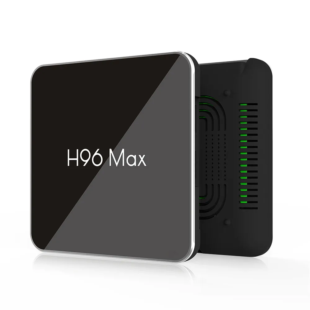 

H96 MAX X2 4+32GB Quad Core 4K HD Smart TV Box S905X2 Android 8.1 2.4/5G WIFI Set Top Box H.265 1080p Google Voice Control