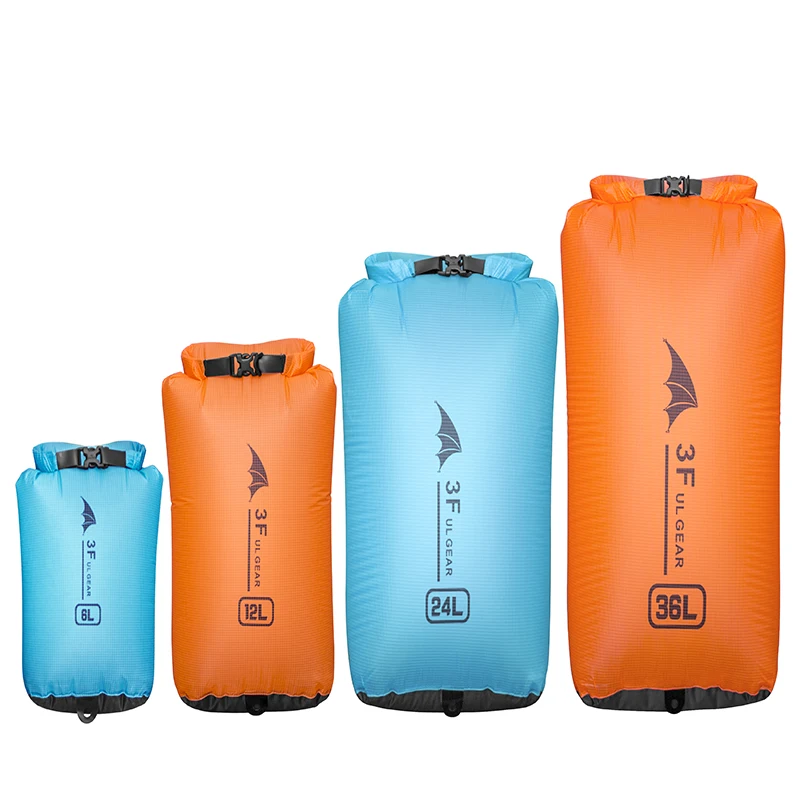 3F UL шестерни квадратный дрейфующий мешок водонепроницаемый мешок для рафтинга спортивные плавающие сумки для хранения складные дорожные комплекты 36L 24L 12L 6L
