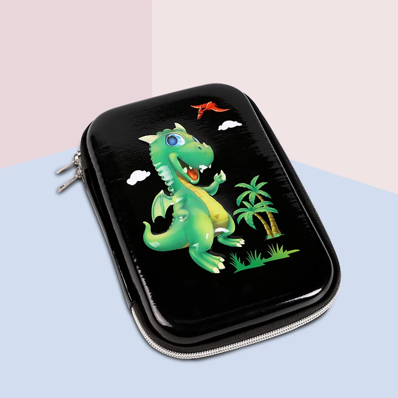 

TOPSTHINK 3D Dragon pencil pouch hard EVA multi-layer pencil box with gauze layer high capacity pencil case for kid