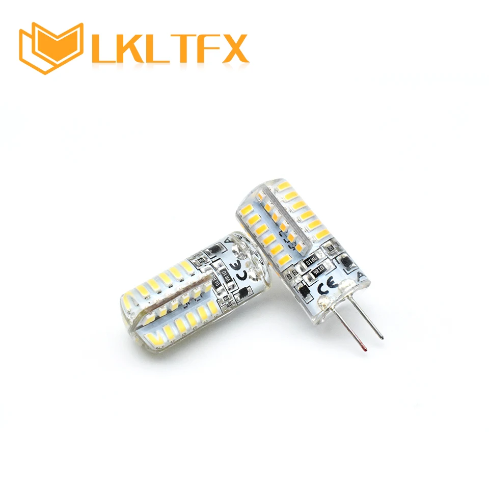 LKLTFX G4 Светодиодная лампа 12 В переменного тока 220 SMD3014 1 Вт 2 3 Замена 10 20 30 галогенная