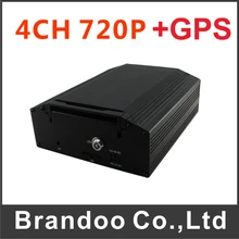 4CH 720P GPS Car DVR with 8V-36V power input,free shipping