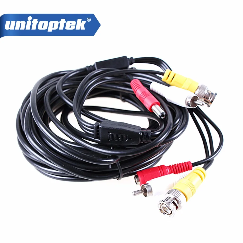 

10m Pre-made All-in-One Power-Video-Audio Coaxial CCTV Camera Cable BNC Power Audio For Security Camera