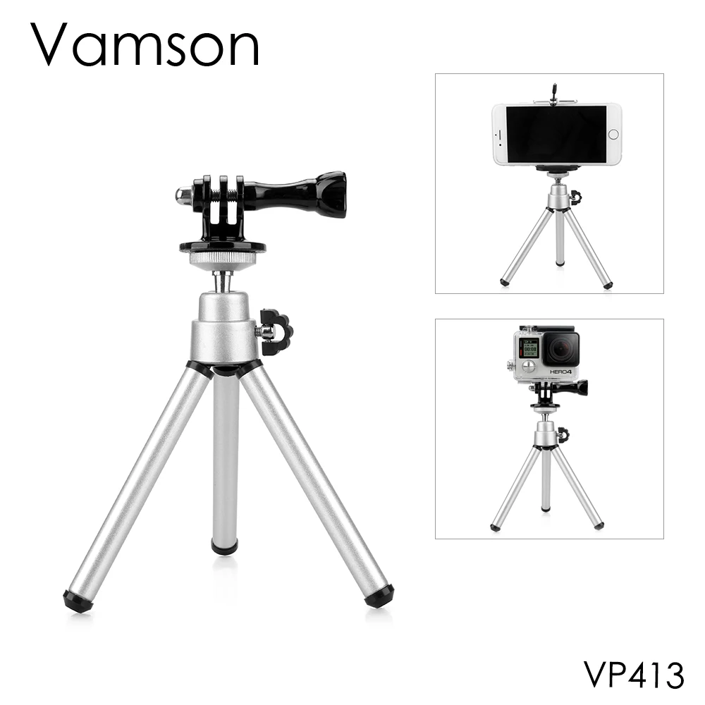 

Vamson for Go Pro Accessories Mini Scalable Monopod Tripod For GoPro Hero 7 6 5 4 forDJI OSMO Action for Xiaomi for Yi VP413