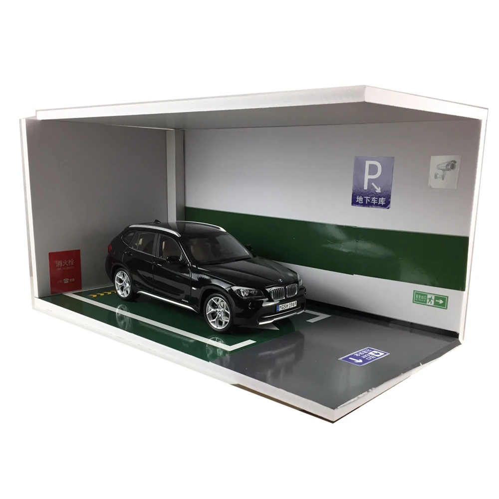 

DIY1:18 car model Parking Model Material Pack Underground Garage Making Material Garage Model Making Manual for children toy