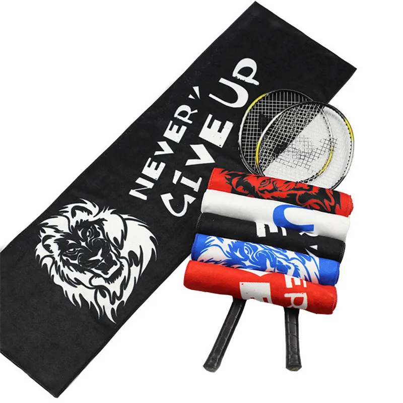 

Lion Printing Sports Towel Fitness Absorbent Bath Towel Outdoor Fashion Quick-Drying Beach Towels Adult Movement Yoga Soft Towel