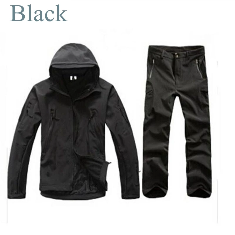 

Man Woman New Winter Waterproof Fishing Hunting Trousers Tactical SoftShell Hunting Outdoor Jackets Set Army Suit Military Pants