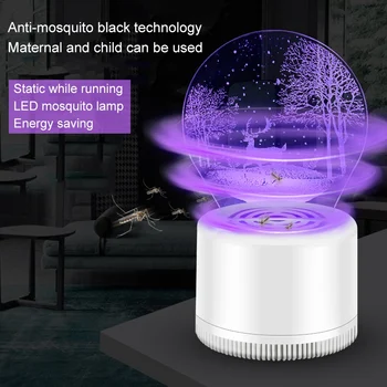 

Creative 3D Mosquito Killer Lamp USB Jewelry Lamp LED Home Mosquito Killer Trap Pregnant Baby Anti Mosquito Pest Reject