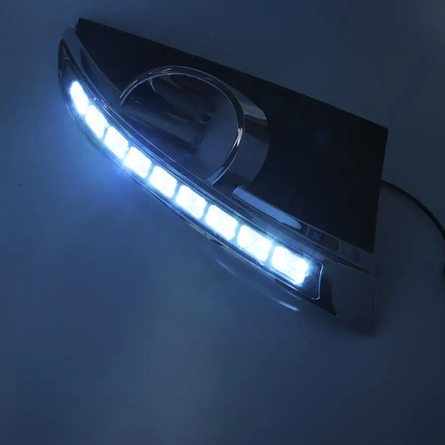 1 пара Автомобильных СВЕТОДИОДНЫХ дневных ходовых огней DRL 3 цвета Светодиодная